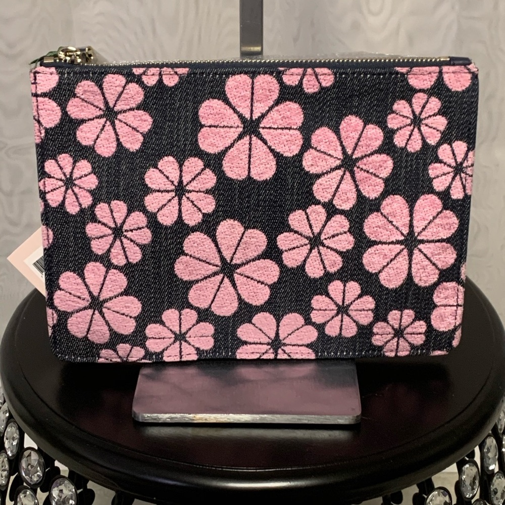 Kate Spade on Purpose Pink Opalin - Crossbody  Spade clover denim pink - NWT